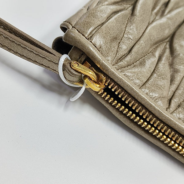 Calfskin Clutch Gray