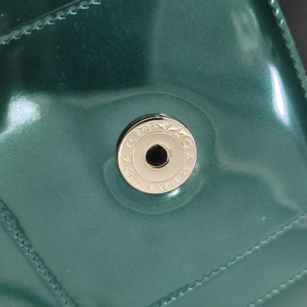 SERPENTI FOREVER Small Patent Leather Green