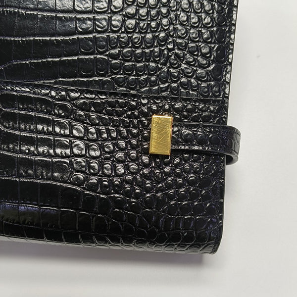 MANHATTAN Medium Calfskin Black