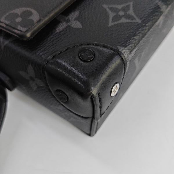 STEAMER Mini Monogram Coated Canvas Black