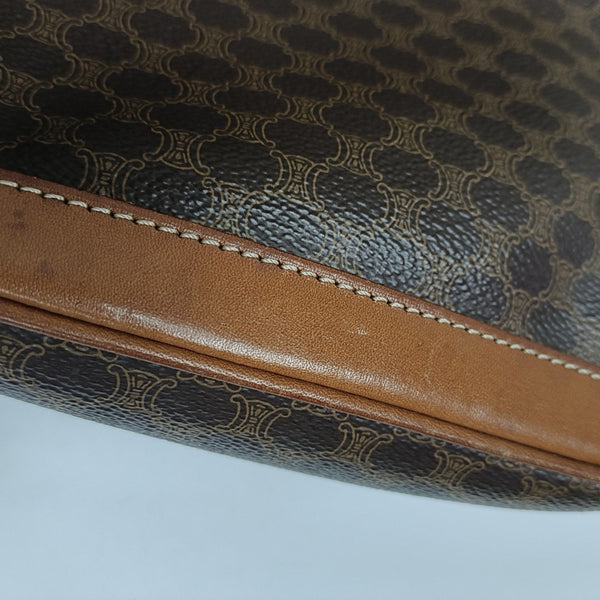MACADAM BUCKET Coated Canvas Brown