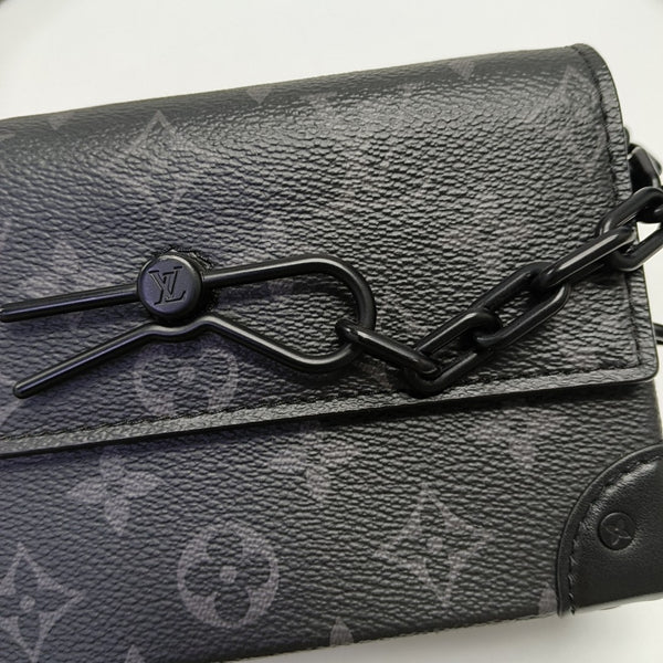 STEAMER Mini Monogram Coated Canvas Black