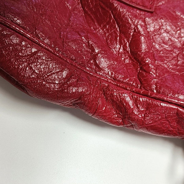 Authenticated pre-owned Classic City Lambskin Burgundy - Crossbody Bag at Looply