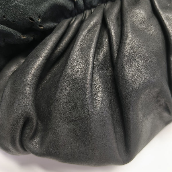 Calfskin Shoulder Bag Black