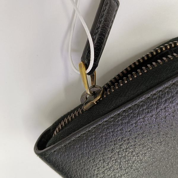 GG Marmont Super Mini Calfskin Black Wallet