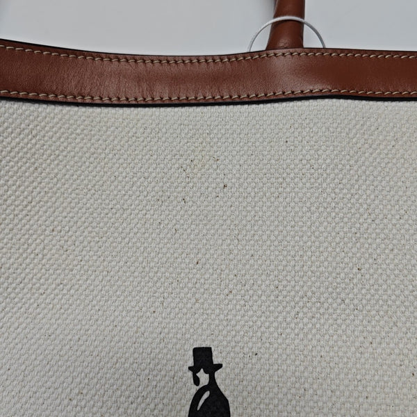 Authenticated pre-owned CABAS CELINE Medium Canvas Beige - Top Handle Bag at Looply