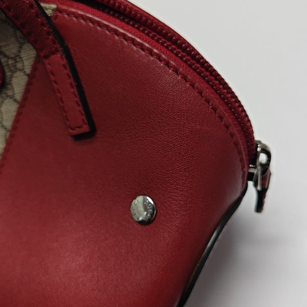 Monogram Coated Canvas Top Handle Bag Black