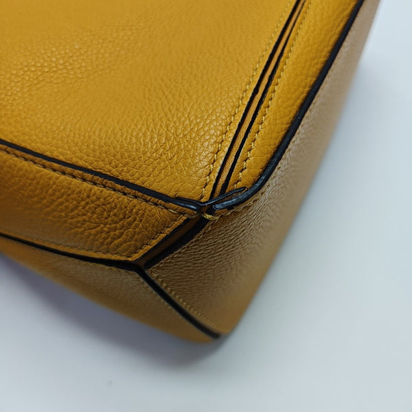 Puzzle Small Calfskin Yellow