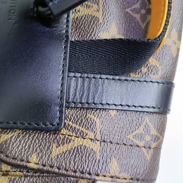 CHRISTOPHER PM Monogram Coated Canvas Brown
