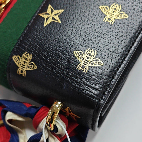 Sylvie Small Calfskin Black