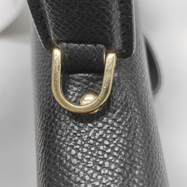 Calfskin Shoulder Bag Black