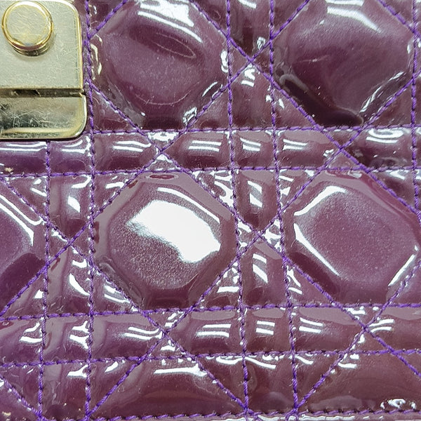 New Lock Cannage Calfskin Purple
