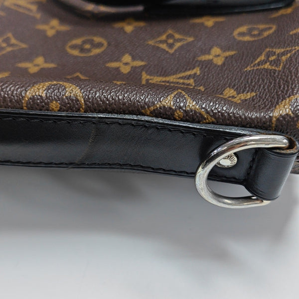 KITAN Monogram Coated Canvas Brown