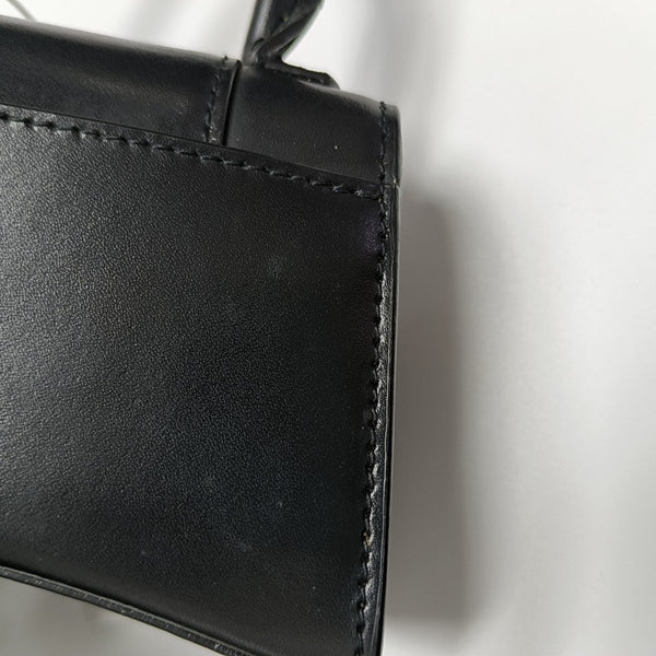Hourglass Mini Calfskin Black