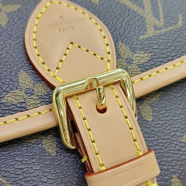 DIANE Nano Monogram Coated Canvas Brown