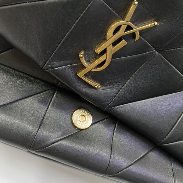 JAMIE Medium Quilted Lambskin Black