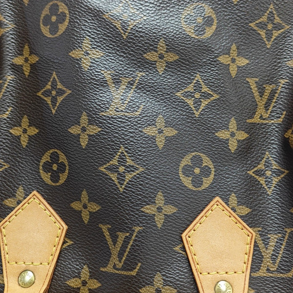 SPEEDY 25 Monogram Coated Canvas Brown