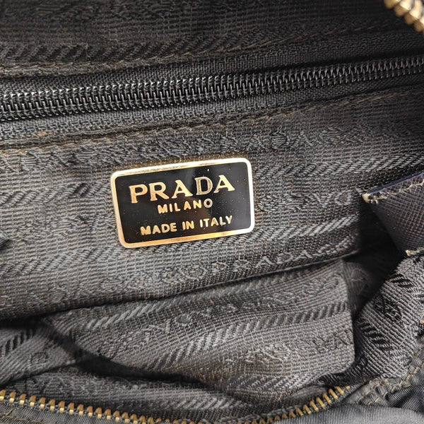 Nylon Quilted Nylon Black