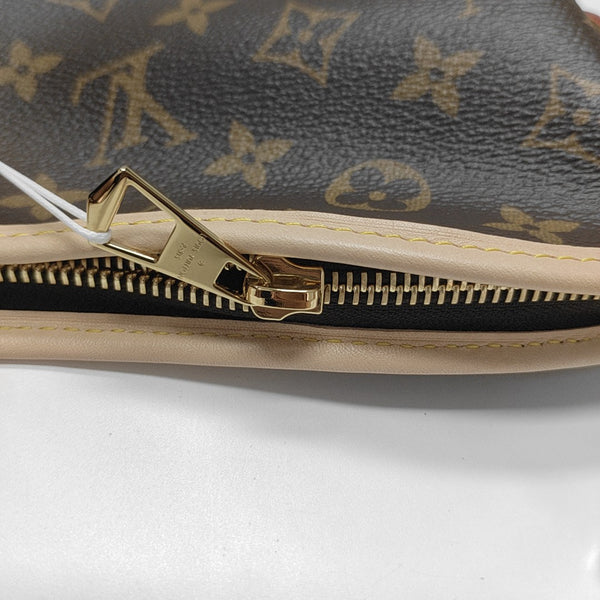 Line Up Monogram Coated Canvas Brown