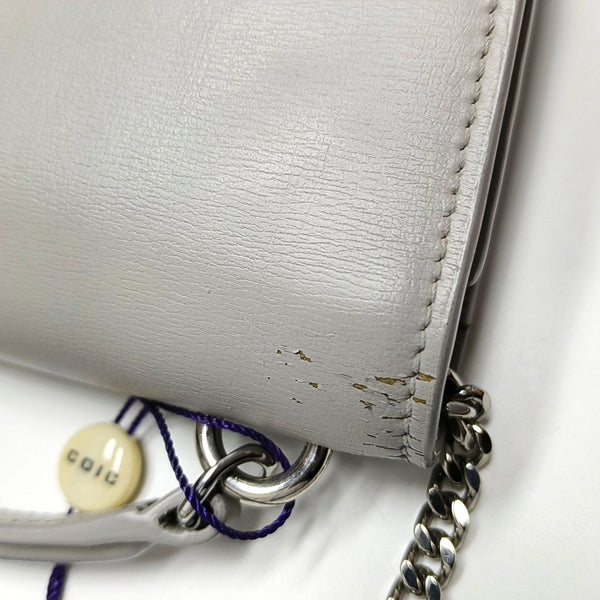 Authenticated pre-owned SUNSET Calfskin Gray - Crossbody Bag at Looply