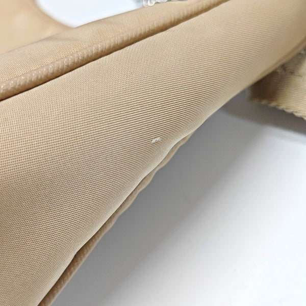 Authenticated pre-owned Re-Edition2005 Nylon Beige - Shoulder Bag at Looply
