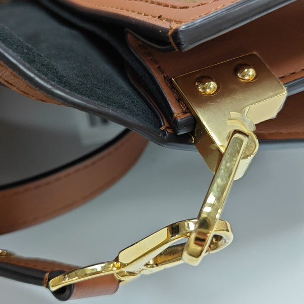 DAUPHINE Mini Monogram Coated Canvas Brown