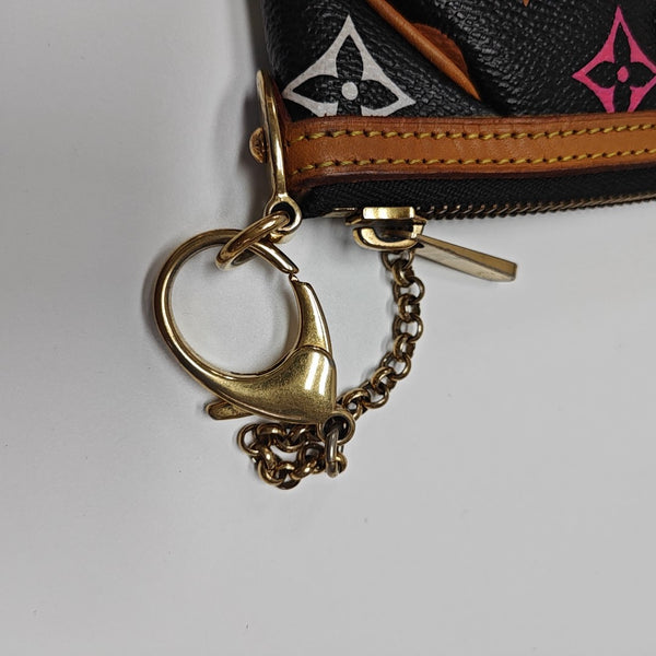 LV × TM VINTAGE MILLA Monogram Coated Canvas Black