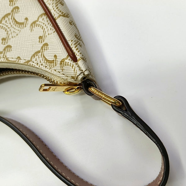 Authenticated pre-owned AVA Coated Canvas Beige - Top Handle Bag at Looply