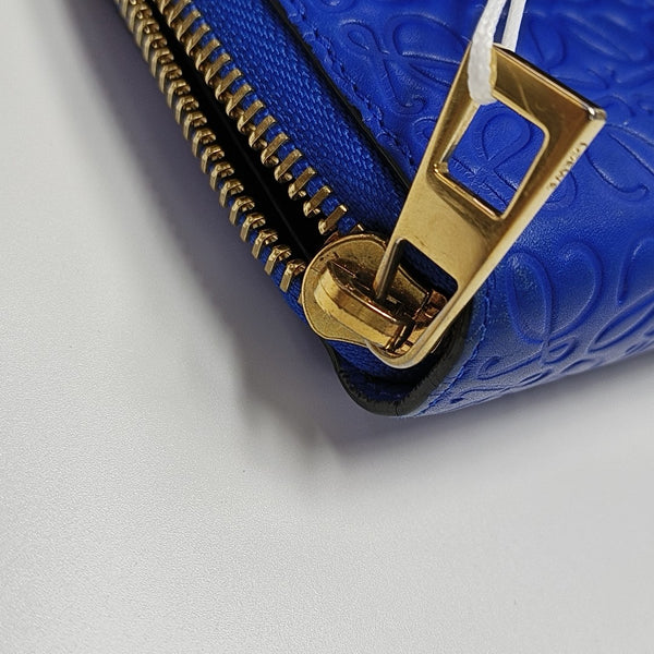 Calfskin Wallet Blue