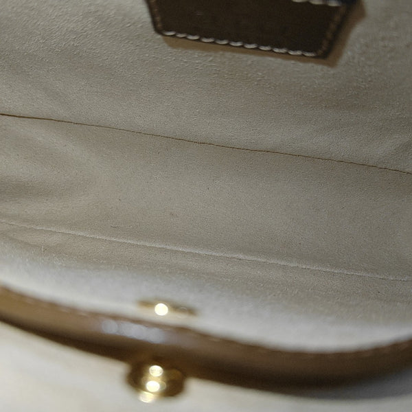 Bree Monogram Coated Canvas Beige