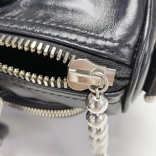 Calfskin Shoulder Bag 25 Black