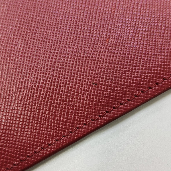 Calfskin Wallet Red