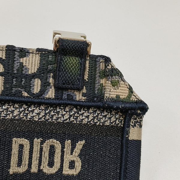 Diorcamp Small Oblique Canvas Blue