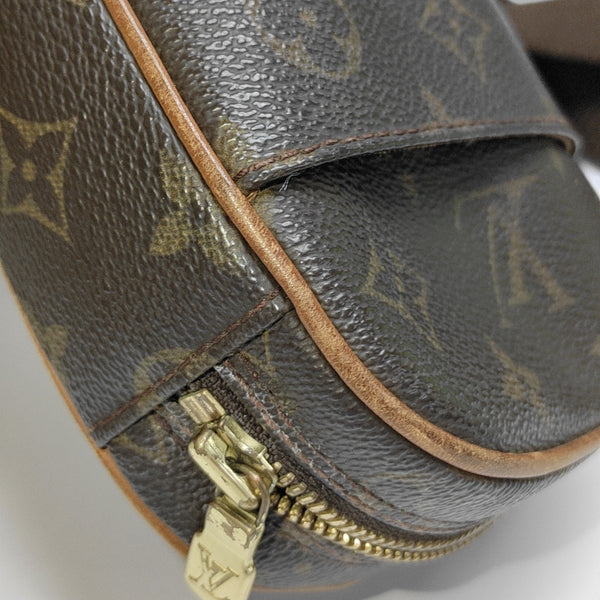 GANGE Monogram Coated Canvas Brown