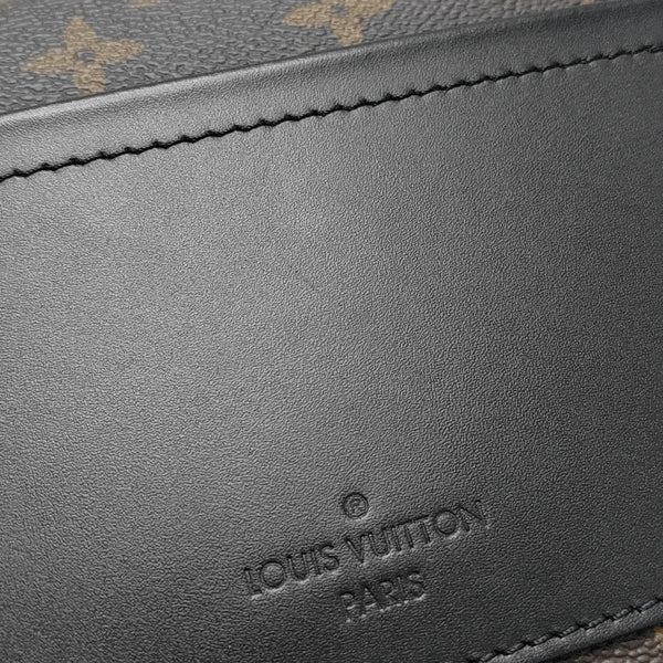 MARCEAU Monogram Coated Canvas Brown