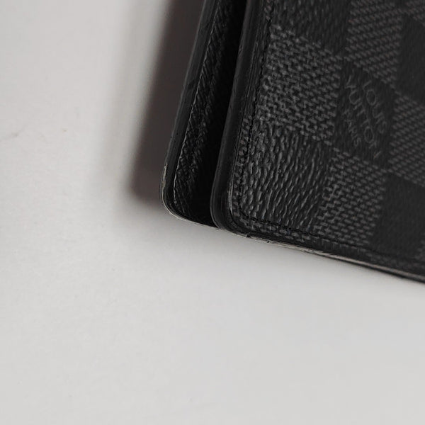 AMERIGO Damier Graphite Coated Canvas Gray