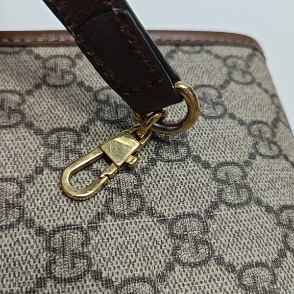 Retro Mini Monogram Coated Canvas Beige