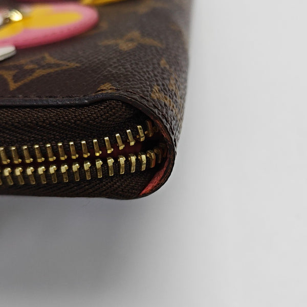 FÉLICIE Monogram Coated Canvas Brown Wallet