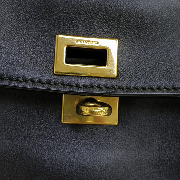 Calfskin Shoulder Bag Mini Black