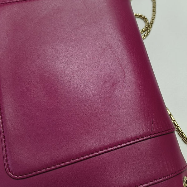 SERPENTI FOREVER Medium Calfskin Red