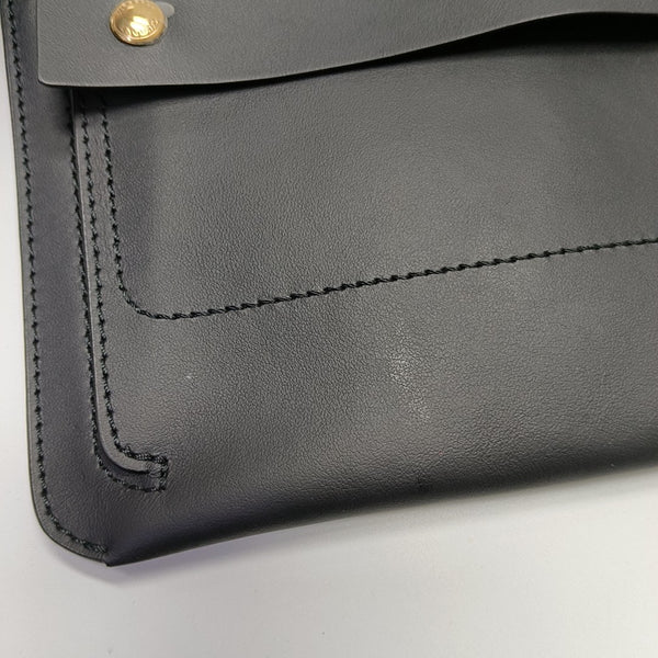 Calfskin Shoulder Bag Black