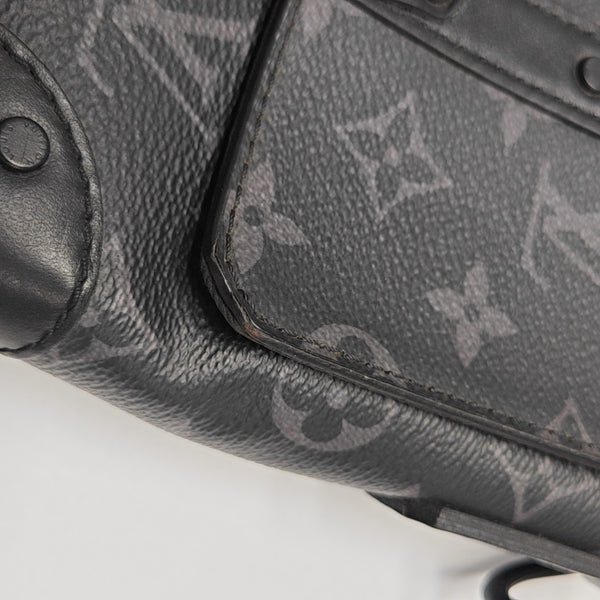 TRUNK PM Monogram Coated Canvas Black
