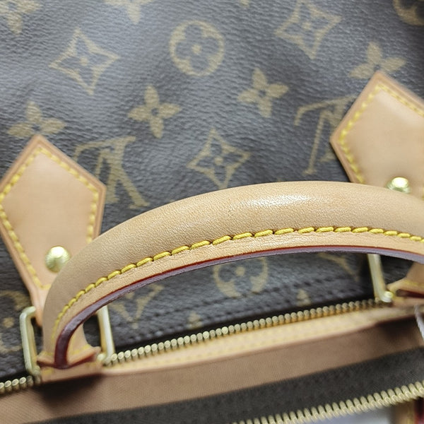 SPEEDY 30 Monogram Coated Canvas Brown