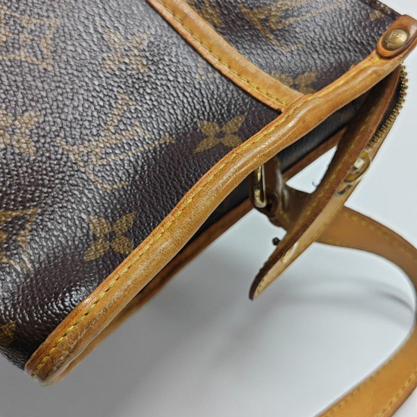 POPINCOURT Monogram Coated Canvas Brown