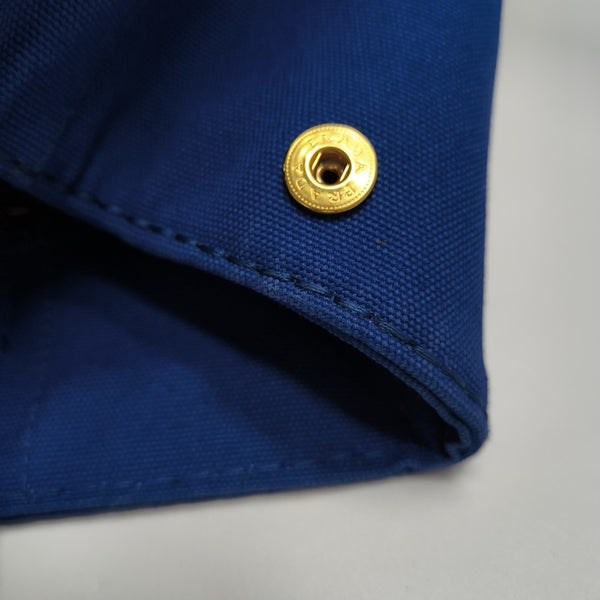 Denim Quilted Canvas Blue