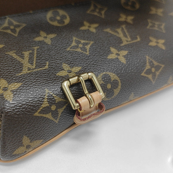 MARELLE Monogram Coated Canvas Brown
