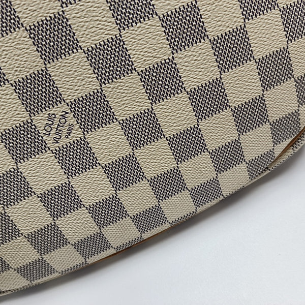 RIVIERA PM Damier Azur Coated Canvas White