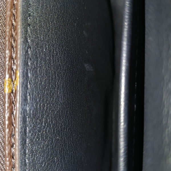 MARCEAU Monogram Coated Canvas Brown
