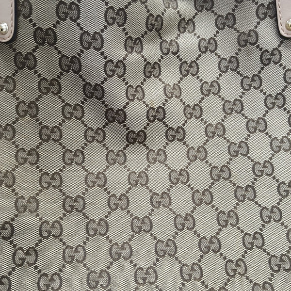 Monogram Canvas Tote Bag Brown