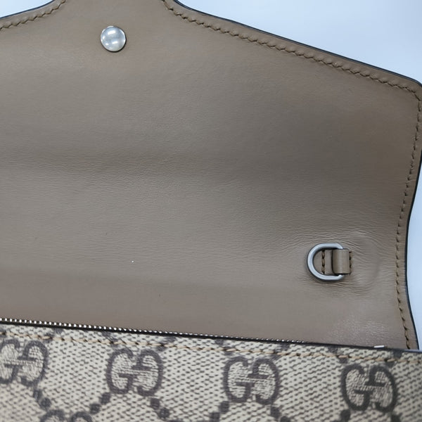Dionysus Mini Monogram Coated Canvas Black